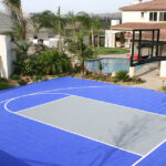 Half-Court Basketball Court